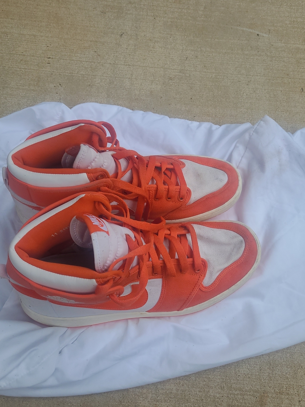 Nike Air Jordan 1 KO AJKO Retro Rush Orange Sail White DO5047-801 Men 11